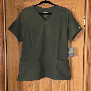 Maven Sage Green Scrub Top